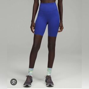 Lululemon Base Pace High Rise Shorts 8” - Size 6 - Psychic Blue
